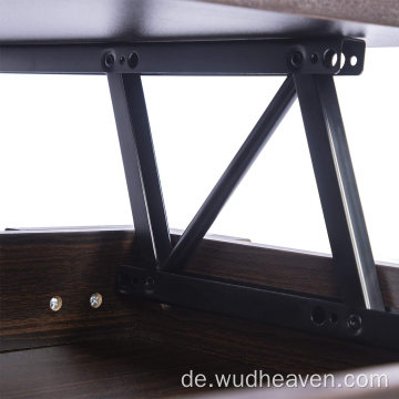 Lift-Top-Couchtisch aus Holz mit Stauraum